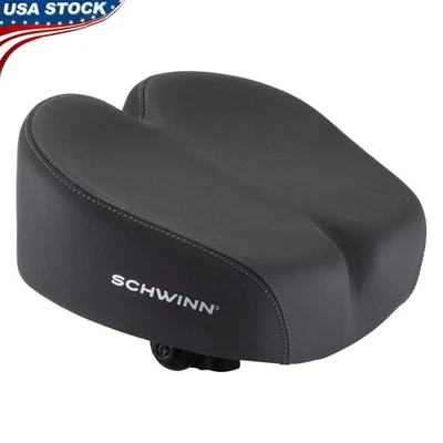Sillín de bicicleta sin nariz espuma ergonómico cómodo asiento de montar informal incluido nuevo Foto 1 de 4