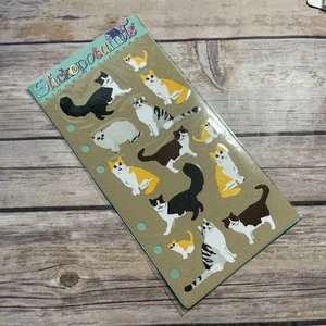 New Stickopotamus Binder Stickers #SP-FZ-05 Cats Kittens Kitty Sticker Sheet - Picture 1 of 2