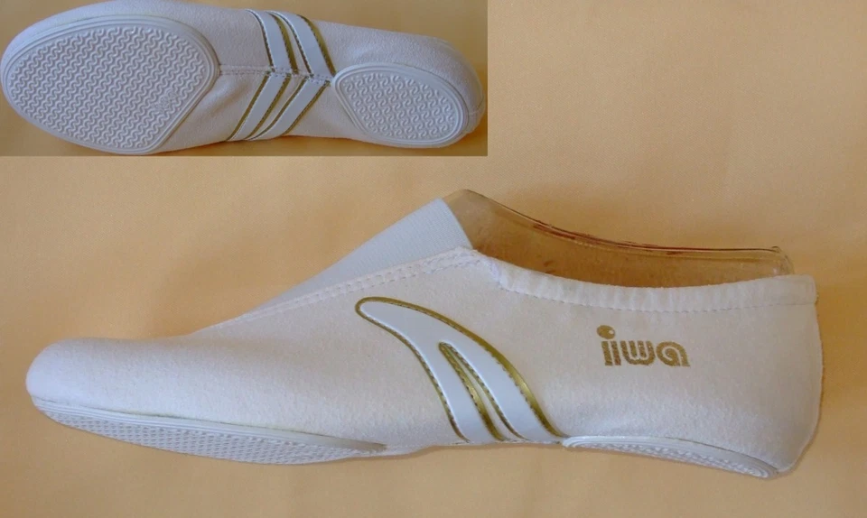 IWA 502 Kunstturnschuh/Gymnastikschuh *Sondermodell* weißer Streifen *SOFORT*