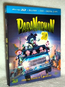 Paranorman (Blu-ray 3D, 2013) Kodi Smit-McPhee Anna Kendrick Casey Affleck spook - Picture 1 of 6