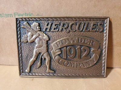 Hercules Powder Company 1912 Special Edition 1976 Bicentennial Belt Buckle USA 2 - Image 1 of 2