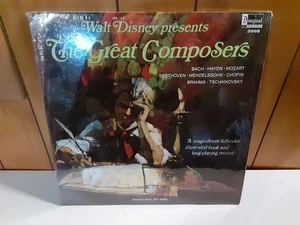 Walt Disney Presents The Great Composers Vinyl LP 1967 New Sealed - Foto 1 di 4