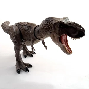 Jurassic World Tyrannosaurus Rex Bite 'N Fight T Rex Mattel 2018 large 21” GCT91 - Picture 1 of 12