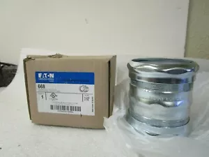 NEW! Qty (1) Eaton 3 1/2" 668 Compression Type Coupling for ThinWall Conduit - Picture 1 of 5