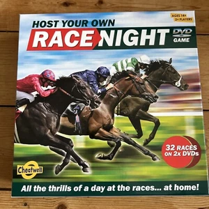 Host Your Own Race night DVD Game 32 Races On 2x DVDs Family Game Betting Game - Picture 1 of 8