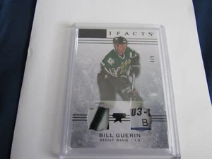 14/15 Upper Deck Artifacts # 72 Bill Guerin Tag/Patch #4/5 - Picture 1 of 4