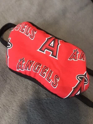 Anaheim AngelsFace Mask Cotton Dual Layer New In Plastic! Washable Reusable! - Image 1 of 2