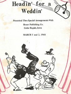 1968 Headin’ for a Weddin’ Program-Kennebunkport P.T.A. Players-Farce-Maine - Picture 1 of 5
