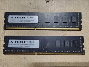 A=Tech 16 (2x8GB) PC3L-10600 1333MHz 8GB Memory (2-pack) - Picture 1 of 2