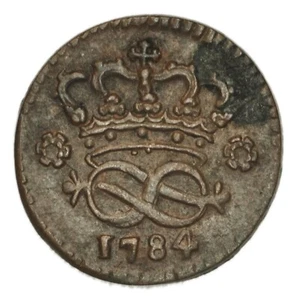 ITALIA Regno di Sardegna Vittorio Amedeo III (1773-96) 2 Denari 1784 - Picture 1 of 2
