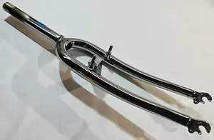 #15 VINTAGE CHROME SPINNER MOUNTAIN BIKE FORK 1 1/8'' DATED 1995 CHROMOLY - Picture 1 of 5