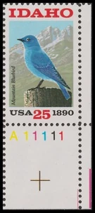 US 2439 Statehood Idaho 25c plate single LR MNH 1990 - Picture 1 of 1