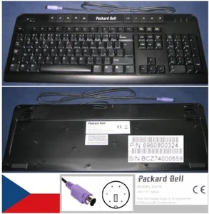 Tastatur Qwertzy Tschechisch / Packard Bell 6301N 6960800324 6960800424 Einnahme - Bild 1 von 1