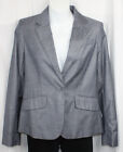 New York & Co Blazer Jacket One Button Lined Career Office Lined Gray 0 NWT New