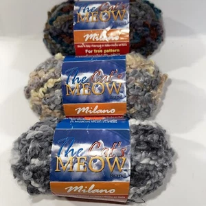 The Cat's Meow Yarn Mixed Lot 3 Skeins 50 Grams - Picture 1 of 9