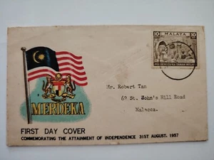 FDC 31st August 1957 Merdeka Cover - Picture 1 of 2