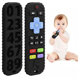 Teething Relief Teethers Toys for Babies 3-6 12 Months Gifts, Silicone Remote Co - Picture 1 of 12