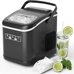 Máquina de cubitos de hielo 12 kg 24H máquina de cubitos de hielo Icemaker cubitos de hielo autolimpiables - Imagen 1 de 24