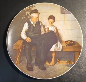 Vintage 1979 Norman Rockwell THE LIGHTHOUSE KEEPER'S DAUGHTER" Collectible Plate - Picture 1 of 2