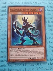 LEDE-EN027 Mikazukinoyaiba, the Moon Fang Dragon Yu-Gi-Oh Card 1st Edition New - Picture 1 of 3