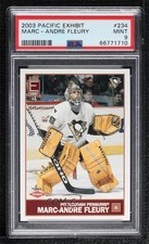 2003-04 Pacific Exhibit /975 Marc-Andre Fleury #234 PSA 9 MINT Rookie RC