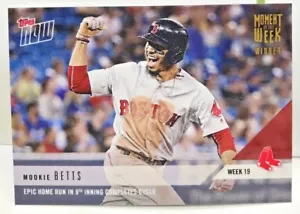 Mookie Betts 2018 Topps Jetzt Moment Of Die Woche #MOW-19W Gold Winner - Sp/461 - Bild 1 von 2
