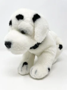 Russ schwarz weiß Dalmatiner Welpe Hund Plüschtier Stofftier Halsband Bohnen 4390 10 Zoll - Bild 1 von 12