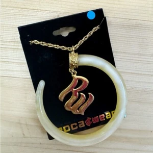 Rocawear Gold Pendant Necklace. New. Authentic. Y2K. - Picture 1 of 6
