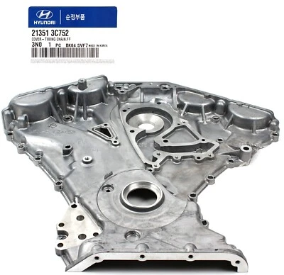 Cubierta de cadena de distribución GENUINA 213513C752 para 10-15 Hyundai Genesis y cupé Kia K900 Foto 1 de 3