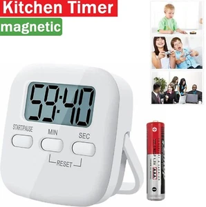 Kitchen Timer Digital LCD Timer Magnetic Count Down 99 Minute Cooking alarm AUS - Picture 1 of 11
