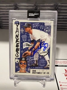 Topps Project 2020 Signed DON MATTINGLY CHARITIES Auto Card #333 Sophia Chang - Picture 1 of 4