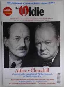 The Oldie monthly magazine June 2025 Clement Attlee v Winston Churchill 1945 - Picture 1 of 1
