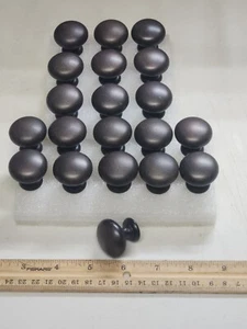 Cabinet Handles Pulls Round 1.25" Kitchen Cupboard Drawer Dresser Lot Of 20 New - Picture 1 of 9