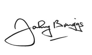 Johnny Briggs HAND SIGNED White Card - Coronation Street legend *In Person* COA - Picture 1 of 1