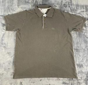 Lacoste Polo Men's XXL Olive Green Embroidered Casual Preppy Shirt - Picture 1 of 8