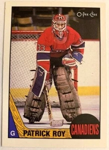 Patrick Roy - Montreal Canadiens - 1987-88 O-Pee-Chee #163 Patrick Roy - HOFer - Picture 1 of 2