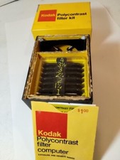 Kodak Polycontrast Filter Kit A For Darkroom / Enlarger W/polycontrast Computer