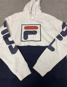 Fila Hoodie Mens Marzio Hoodie Pullover Sweatshirt - Small - Picture 1 of 3