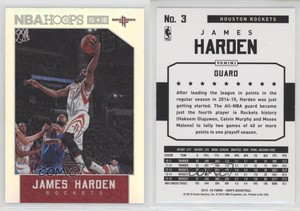 2015-16 Panini NBA Hoops Silver /299 James Harden #3