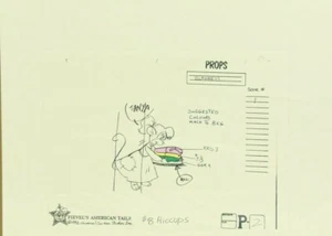 An American Tail Fievels Goes West Production Animation Copied Cel (11-57) - Picture 1 of 4