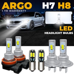 Fits Bmw 3 Series F30 F31 Led Headlight White 6000k Fog Side Light Bulbs 2011-15 - Picture 1 of 20