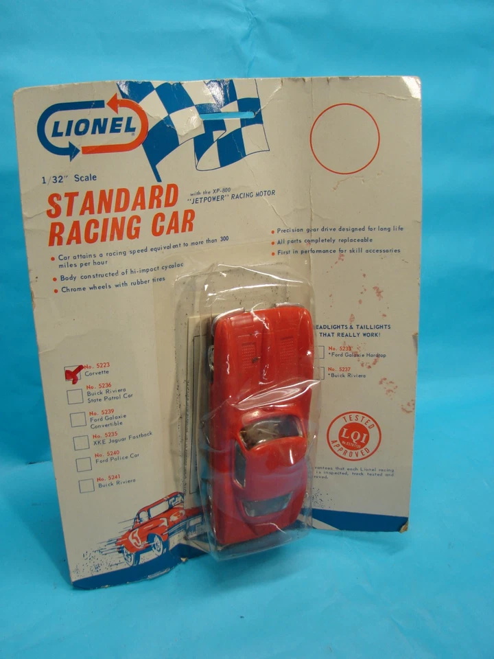 Lionel 5237 1963 venta separada Buick Rivera Slot Car Blister Pack Nuevo de Lote Antiguo Foto 1 de 1