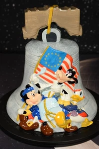 RARE Disney LE 150 Cookie Jar Fab 3 & Liberty Bell NIB HTF Disney Auctions - Picture 1 of 10