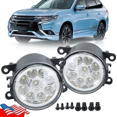 Luz antiniebla LED parachoques lámpara de conducción para Mitsubishi Outlander Sport RVR ASX Eclipse Foto 1 de 4