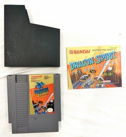 Dragon Spirit: The New Legend NES CIB w Manual Complete Tested & Working
