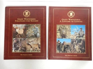 NRA GIANT WHITETAIL HARDCOVER BOOKS, SET OF 2, BY MARK & TERRY DRURY #HH25 - Imagen 1 de 7