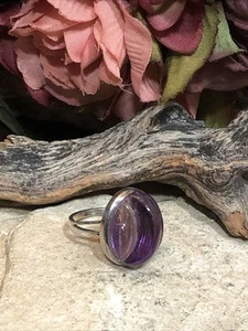 37. Burle Marx Brasilien 925 Sterling Silber Forma Livre Amethyst Ring 9er, 6,1 g - Bild 1 von 24