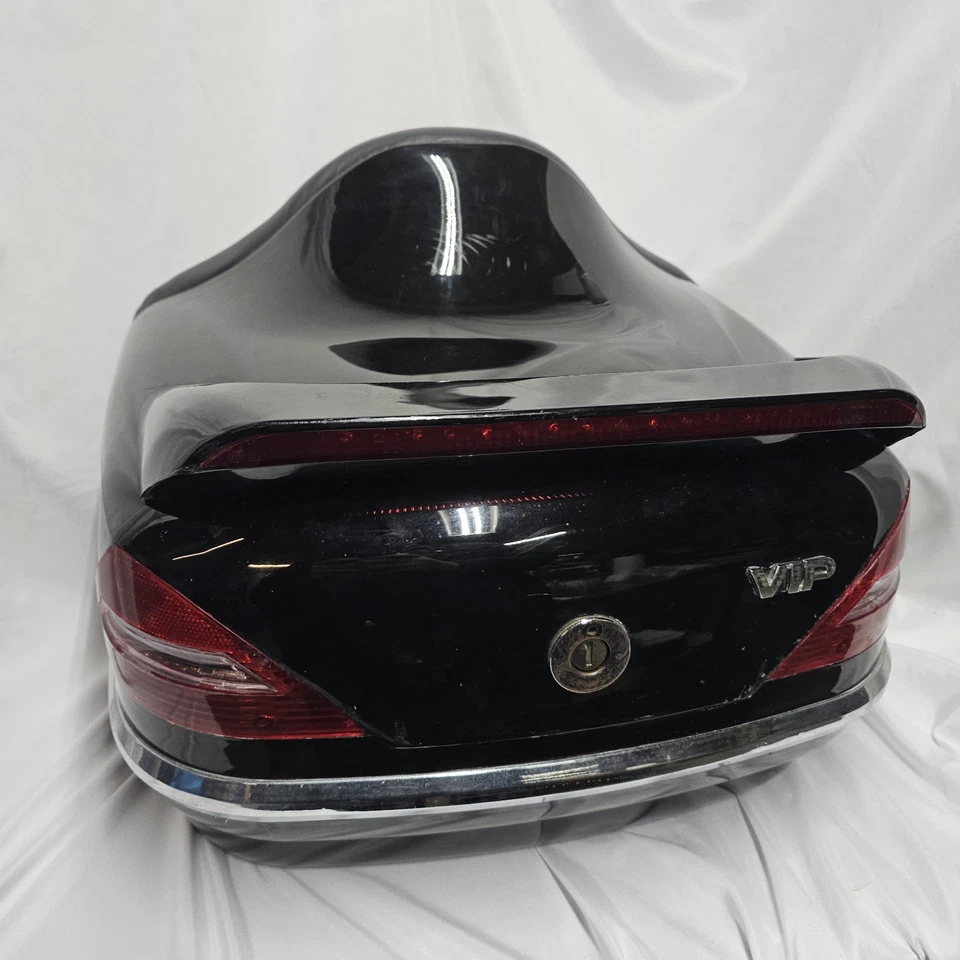 VIP Style Universal Motorcycle Trunk Tail Box Luggage Trunk w/ Light - Image 1 of 4