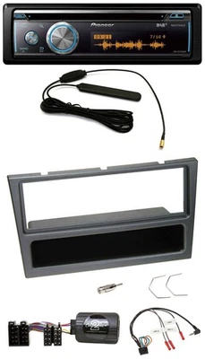 Pioneer CD USB Bluetooth DAB Lenkrad Autoradio für Opel Agila Corsa C Omega schw - Bild 1 von 4