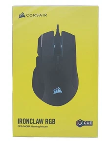 Corsair IRONCLAW RGB 18.000 DPP 7 Tasten Programmierbare Gaming Maus Mit Kabel - Bild 1 von 3